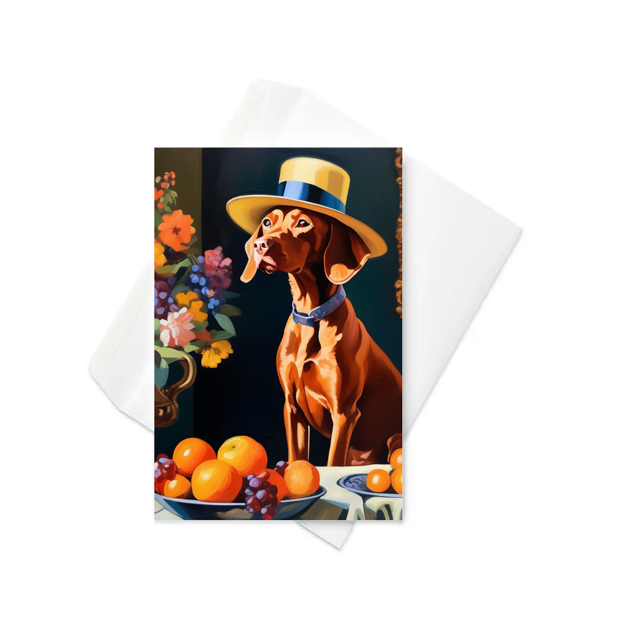 PugMug Custom Vizsla Greeting Card