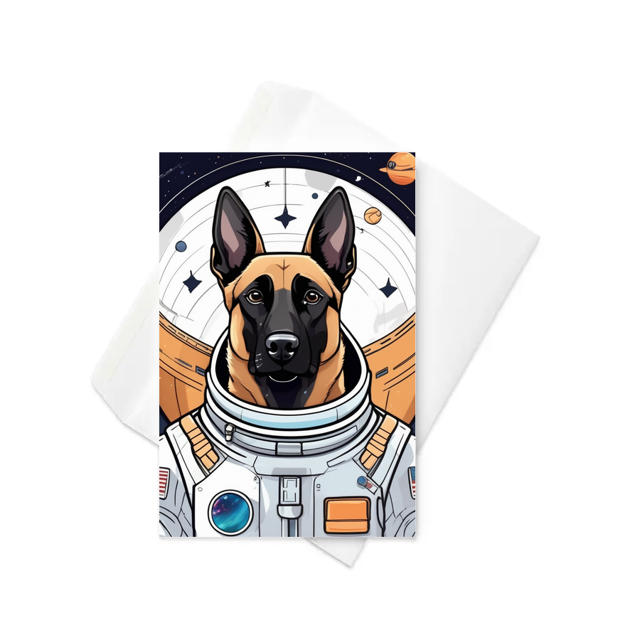 PugMug Custom Belgian Malinois Greeting Card
