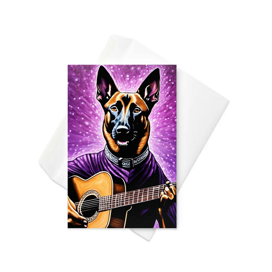 PugMug Custom Belgian Malinois Greeting Card