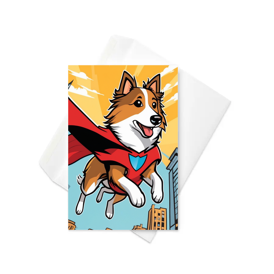 PugMug Custom Shetland Sheepdog Greeting Card