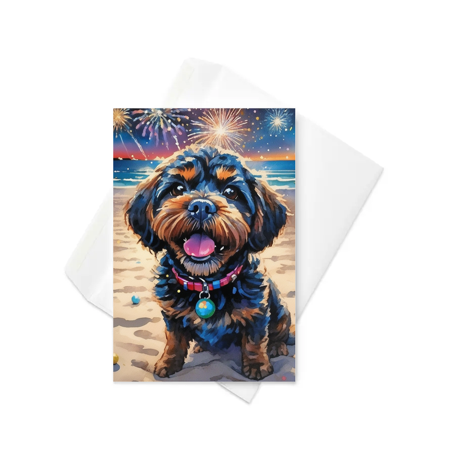 PugMug Custom Lily Greeting Card