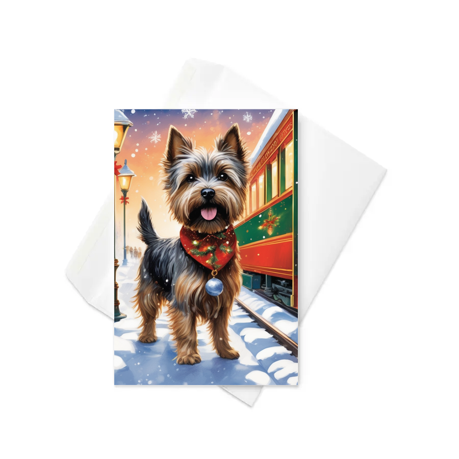 PugMug Custom Cairn Terrier Greeting Card