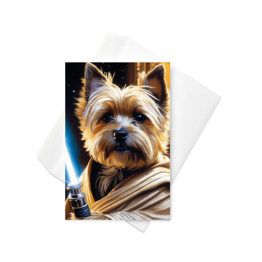 PugMug Custom Cairn Terrier Greeting Card