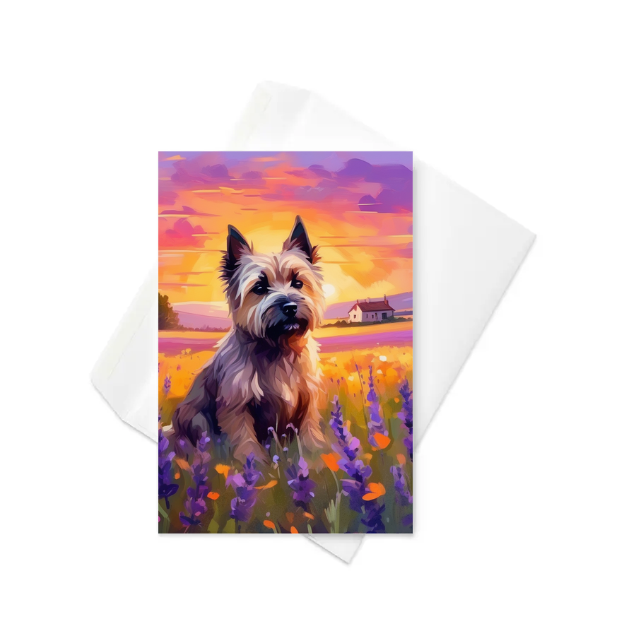PugMug Custom Cairn Terrier Greeting Card