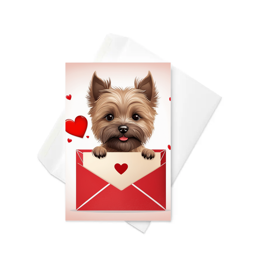 PugMug Custom Cairn Terrier Greeting Card