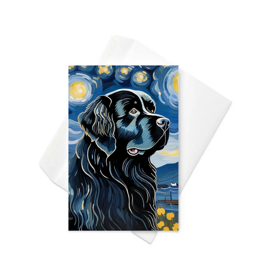PugMug Custom Newfoundland Greeting Card