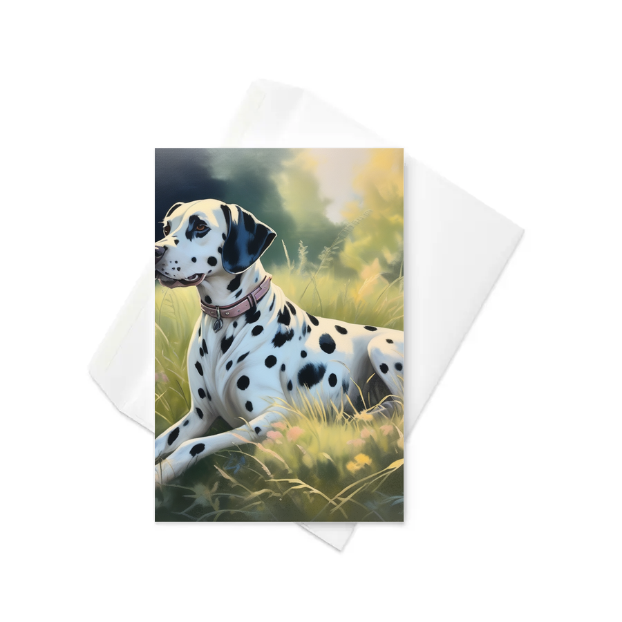 PugMug Custom Dalmatian Greeting Card