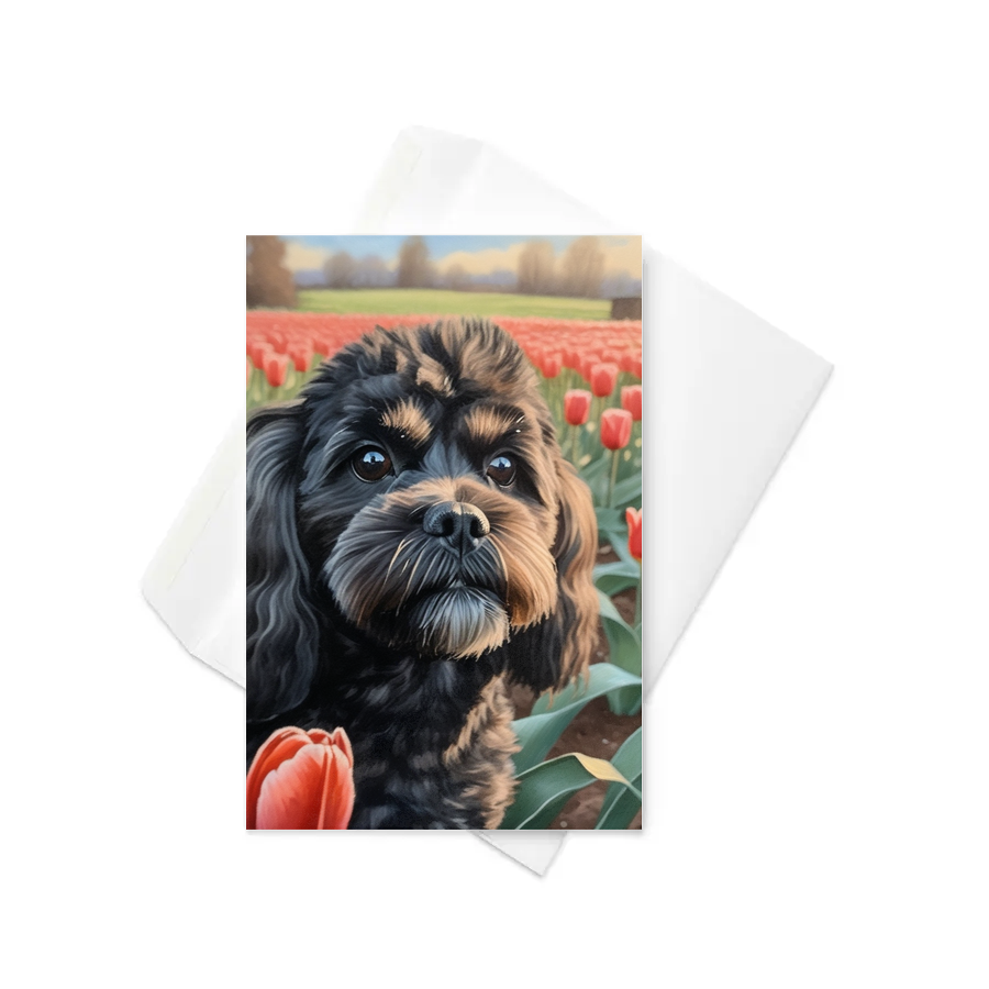 PugMug Custom Lily Greeting Card