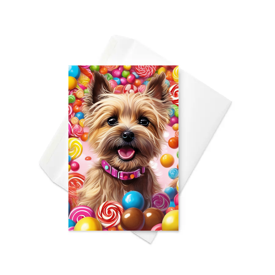 PugMug Custom Cairn Terrier Greeting Card