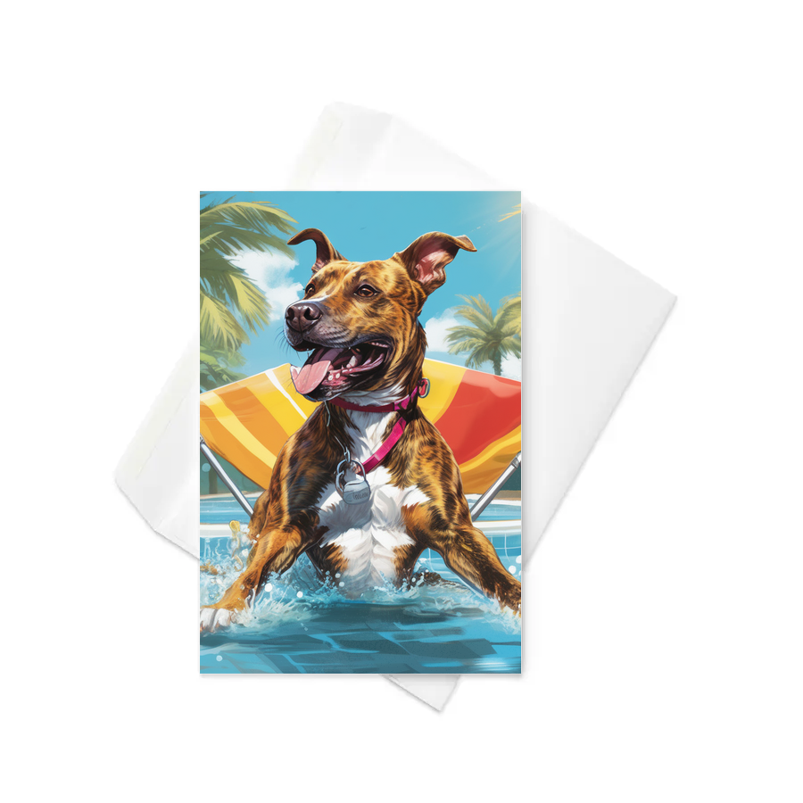 PugMug Custom Tony Hawk Greeting Card