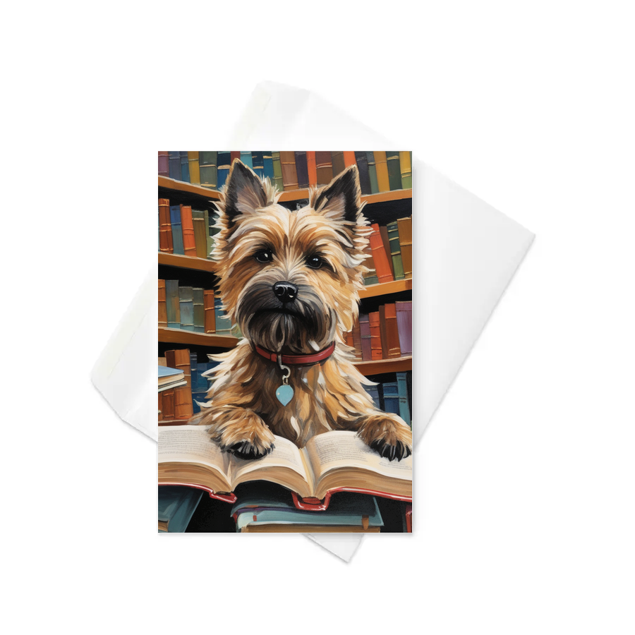 PugMug Custom Cairn Terrier Greeting Card