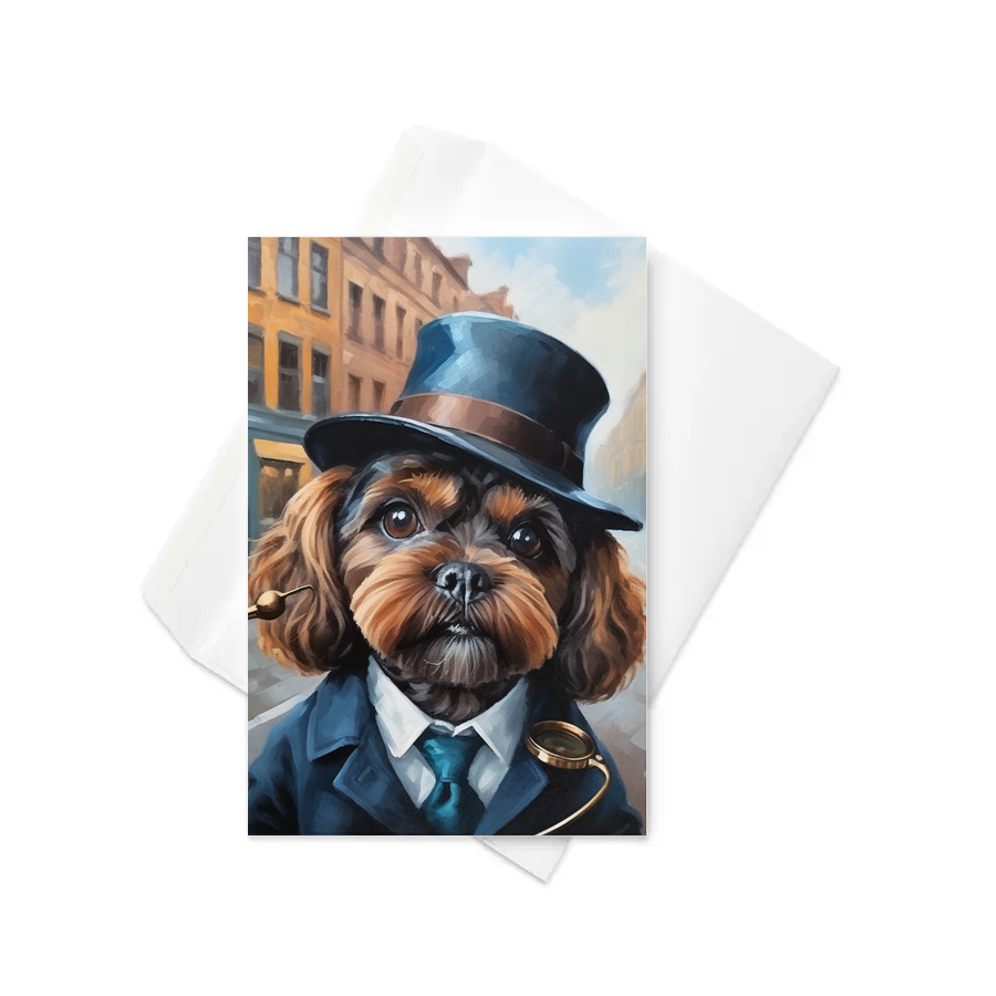 PugMug Custom Lily Greeting Card