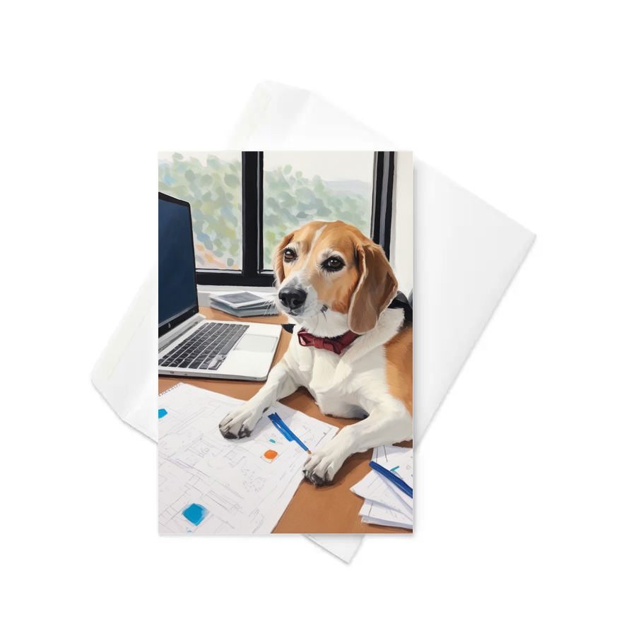 PugMug Custom Munchkin Greeting Card