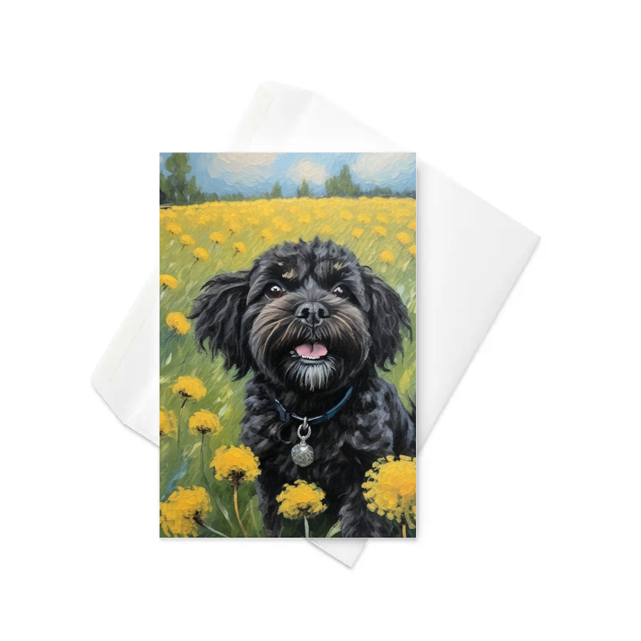 PugMug Custom Lily Greeting Card