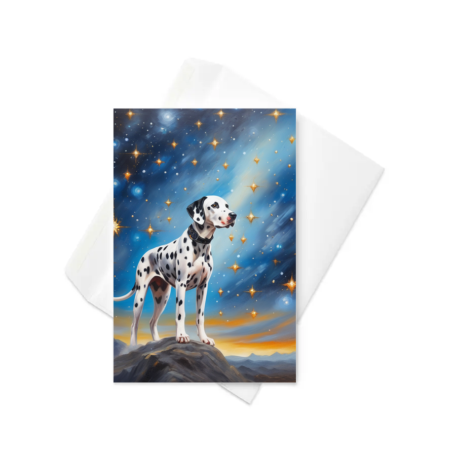 PugMug Custom Dalmatian Greeting Card