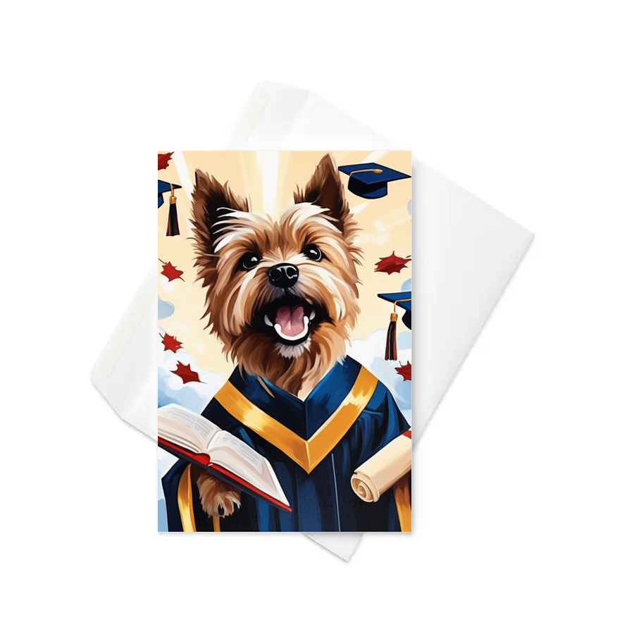 PugMug Custom Cairn Terrier Greeting Card