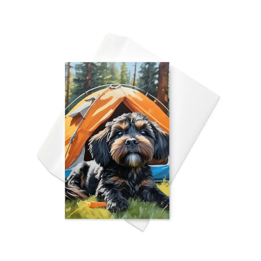 PugMug Custom Lily Greeting Card