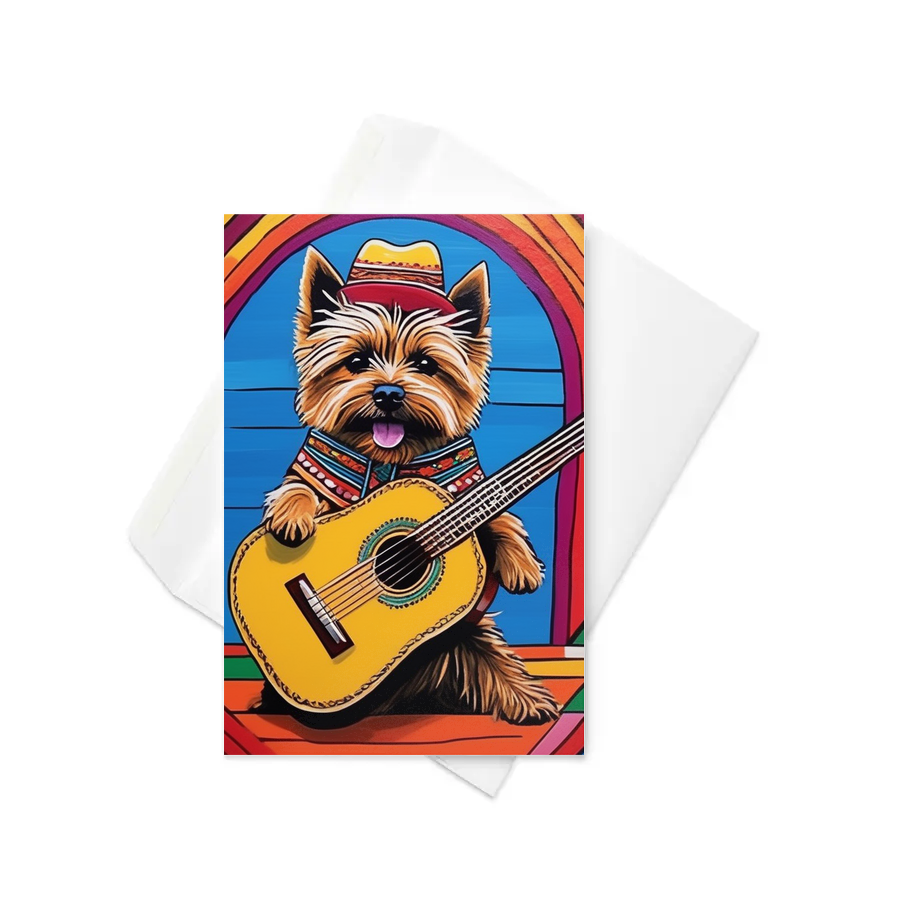 PugMug Custom Cairn Terrier Greeting Card
