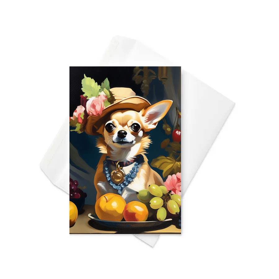 PugMug Custom Chihuahua Greeting Card