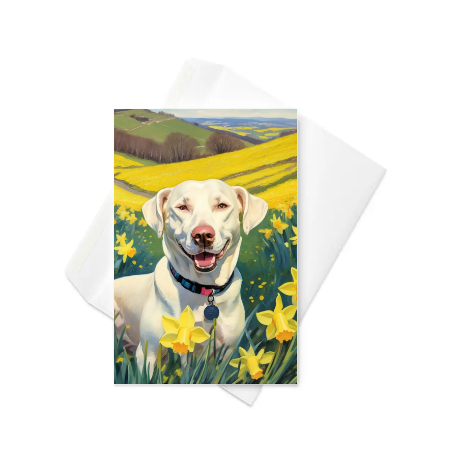 PugMug Custom Penny Greeting Card