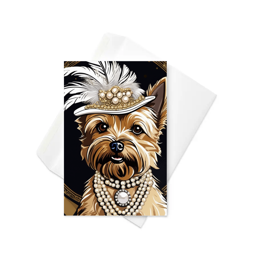 PugMug Custom Cairn Terrier Greeting Card