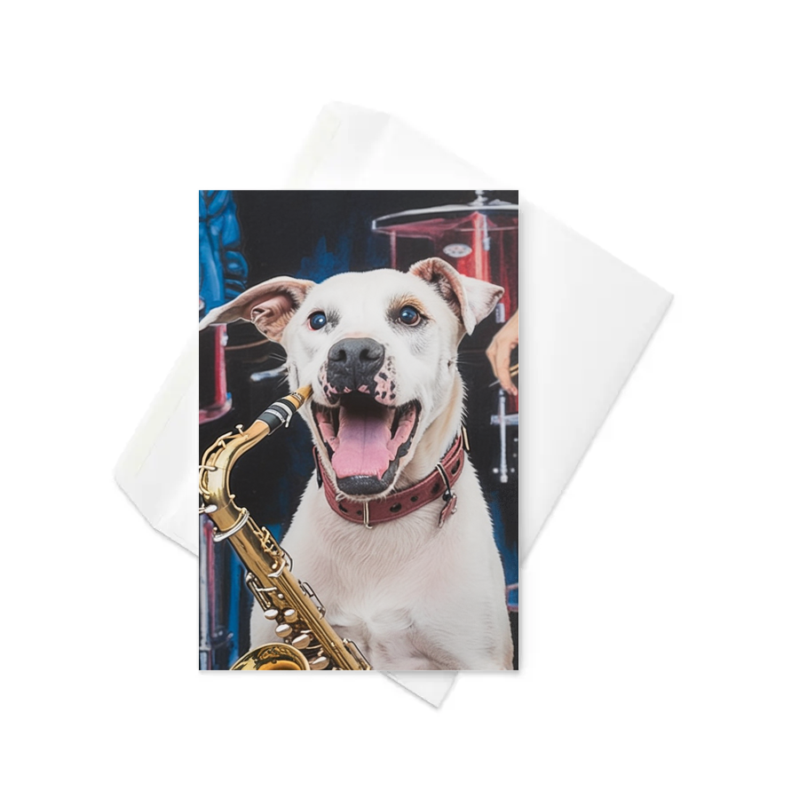 PugMug Custom Melody Greeting Card