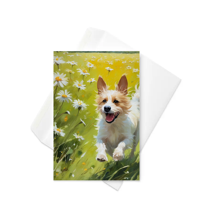 PugMug Custom Luna Greeting Card