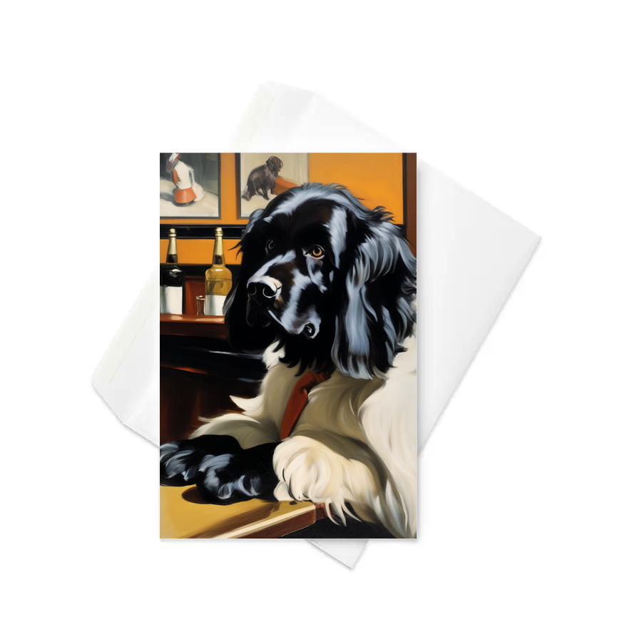 PugMug Custom Newfoundland Greeting Card