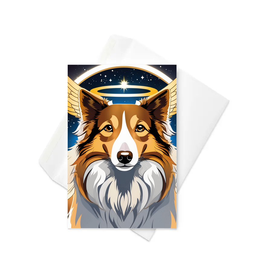 PugMug Custom Shetland Sheepdog Greeting Card