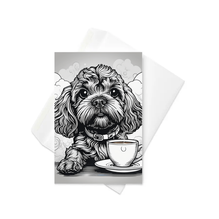 PugMug Custom Lily Greeting Card
