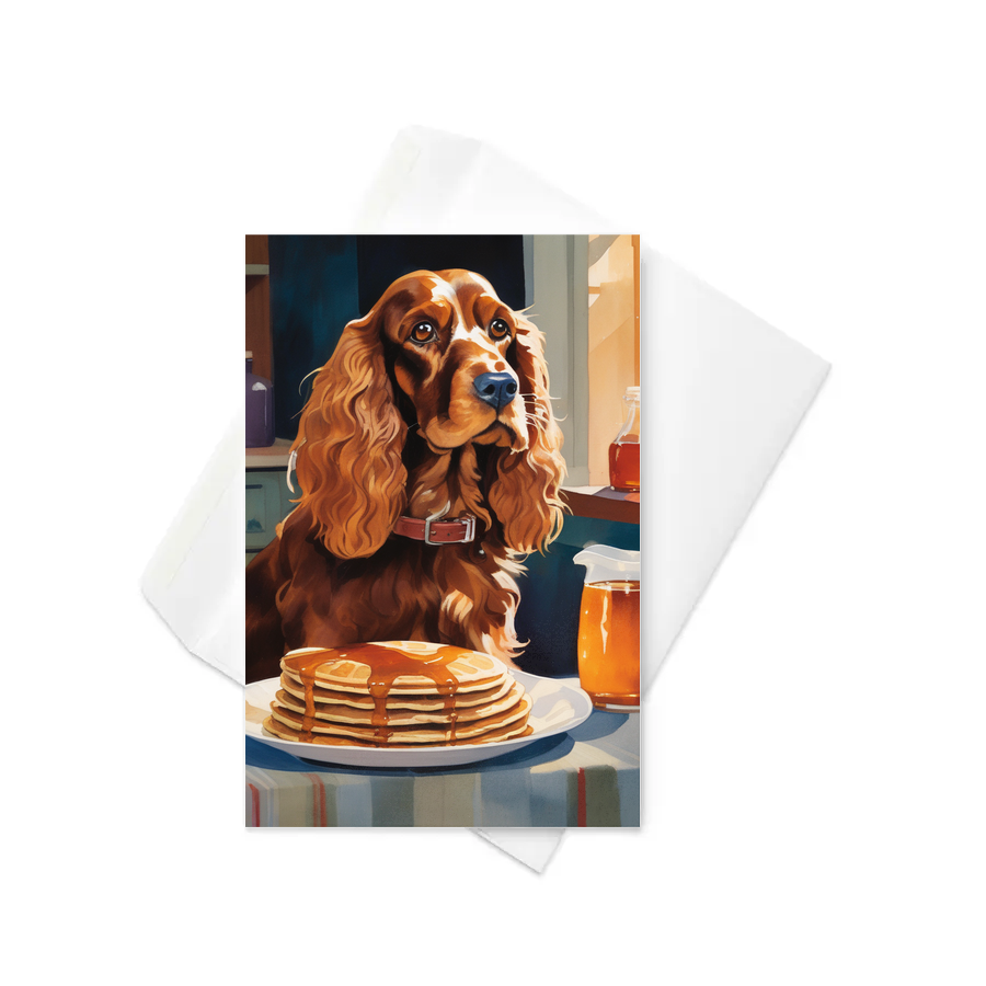 PugMug Custom English Cocker Spaniel Greeting Card