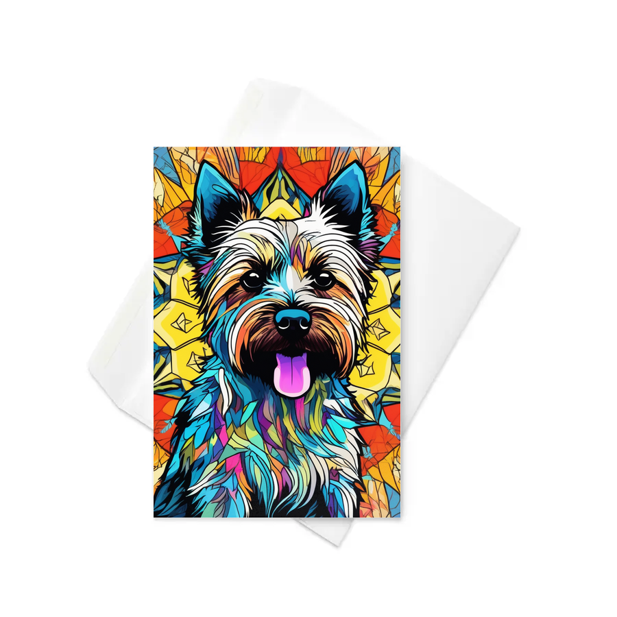 PugMug Custom Cairn Terrier Greeting Card