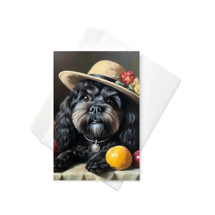 PugMug Custom Lily Greeting Card