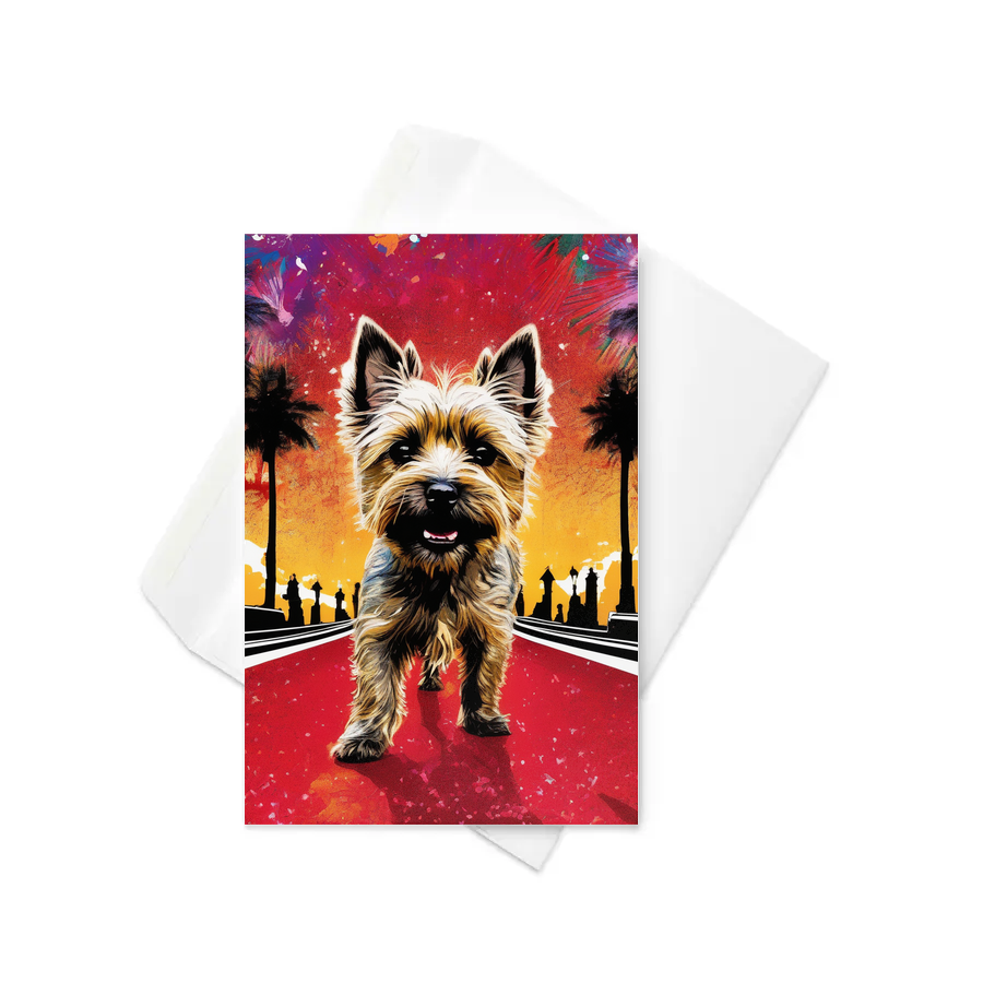 PugMug Custom Cairn Terrier Greeting Card