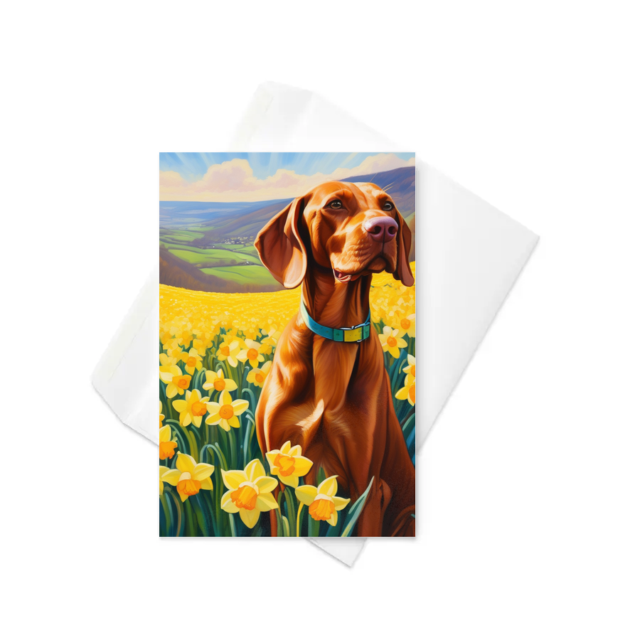 PugMug Custom Vizsla Greeting Card