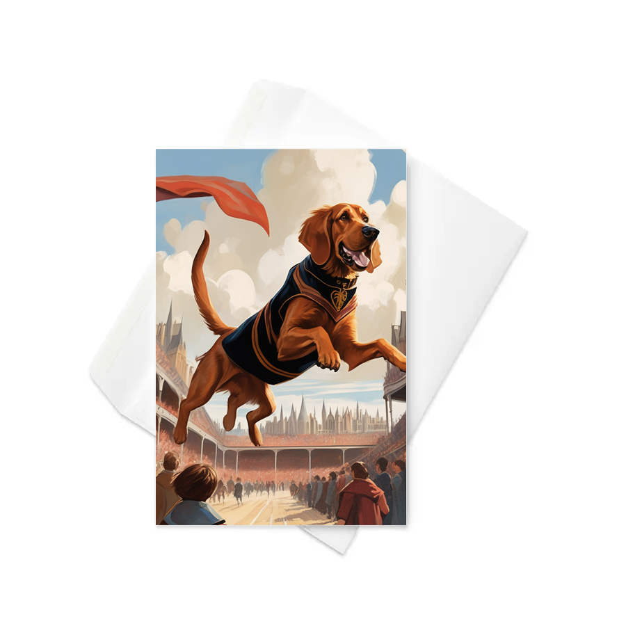 PugMug Custom Bloodhound Greeting Card