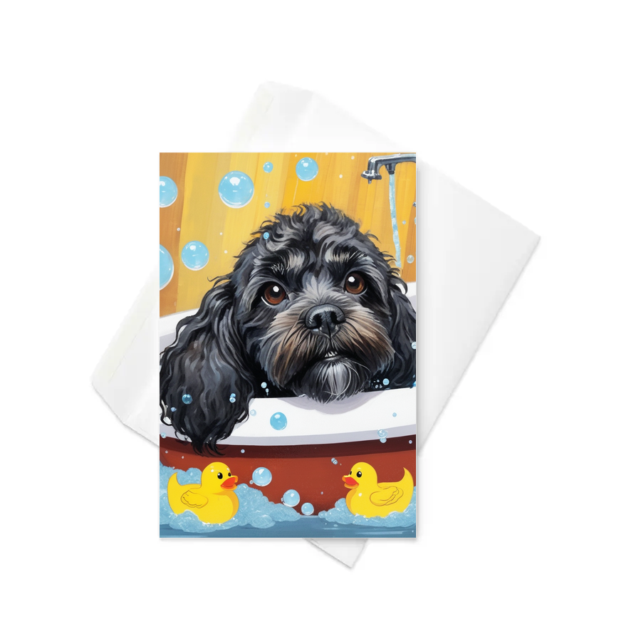 PugMug Custom Lily Greeting Card