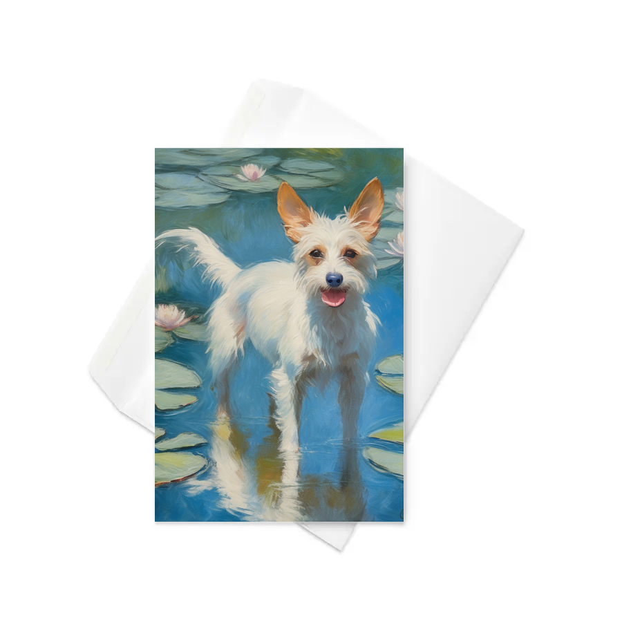 PugMug Custom Luna Greeting Card