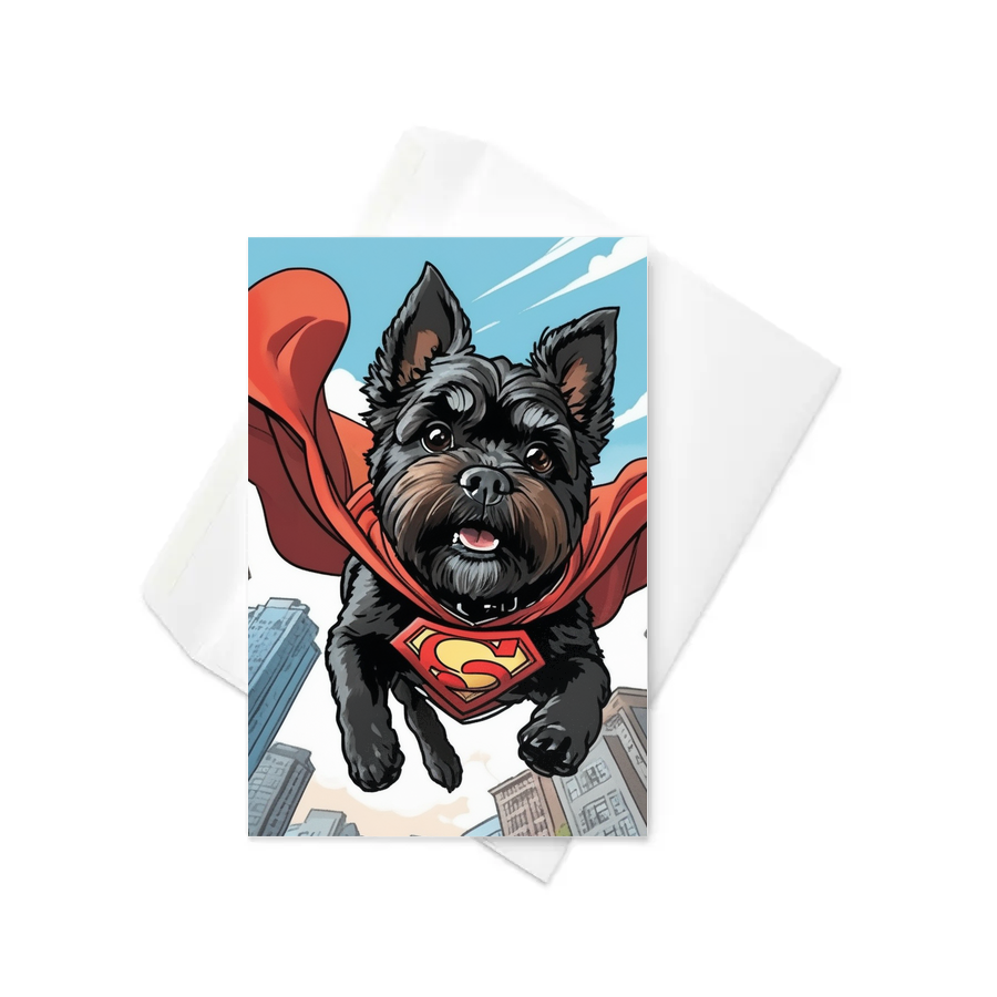 PugMug Custom Lily Greeting Card