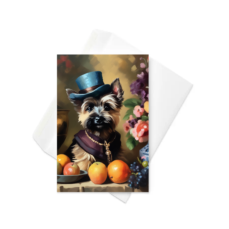 PugMug Custom Cairn Terrier Greeting Card