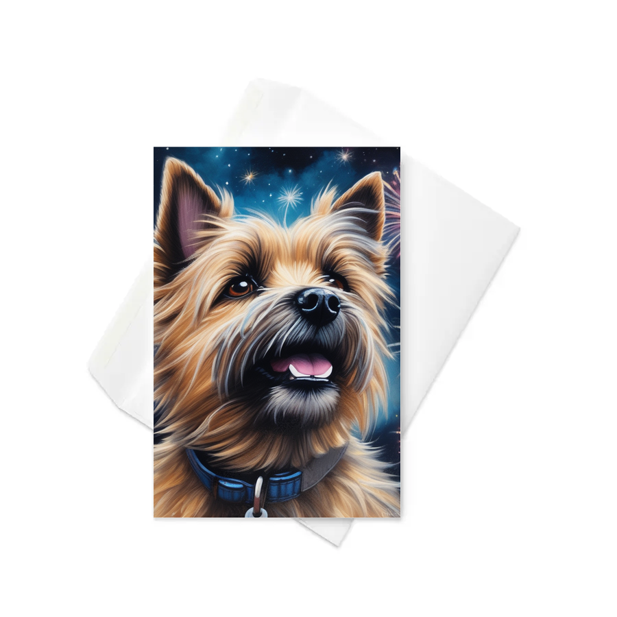 PugMug Custom Cairn Terrier Greeting Card