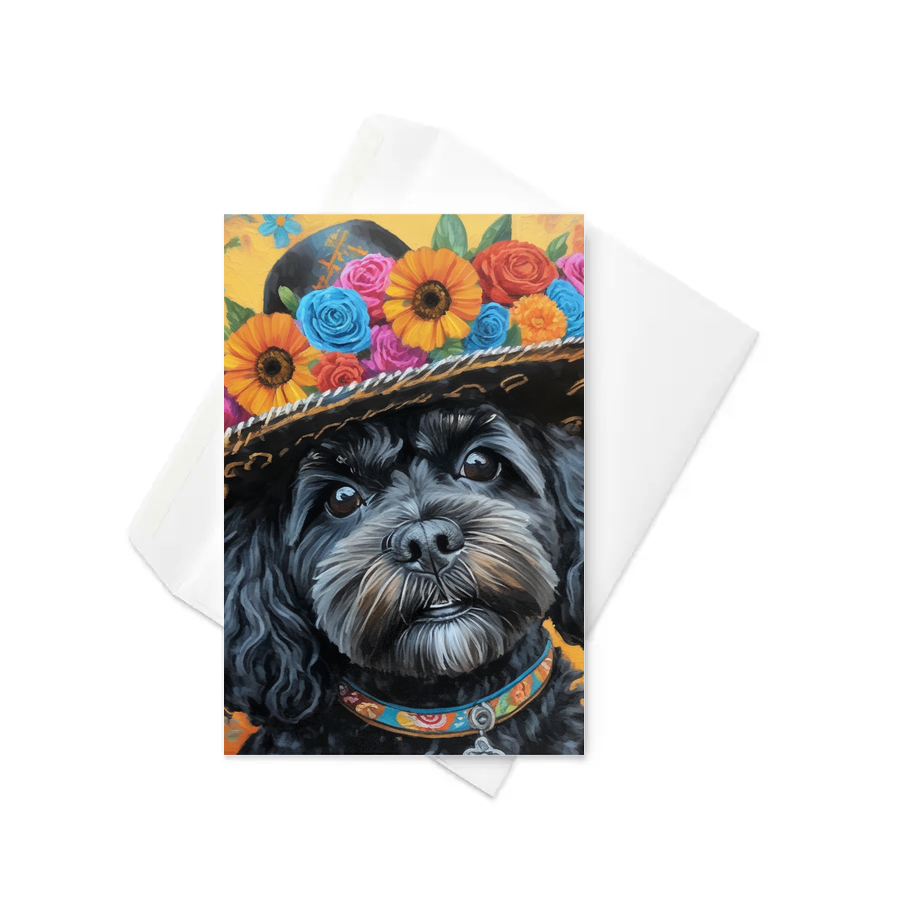 PugMug Custom Lily Greeting Card