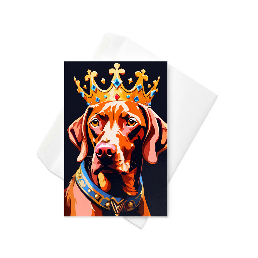 PugMug Custom Vizsla Greeting Card