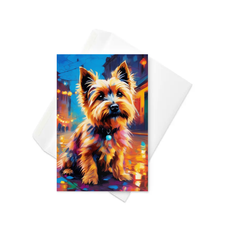 PugMug Custom Cairn Terrier Greeting Card