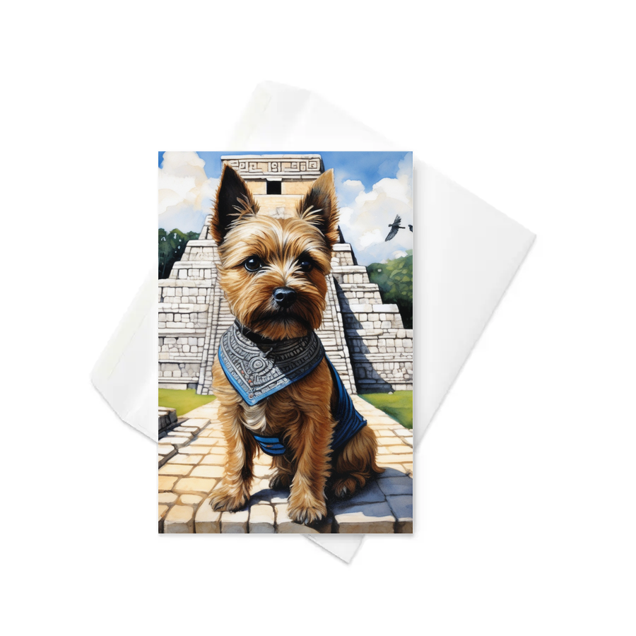 PugMug Custom Cairn Terrier Greeting Card