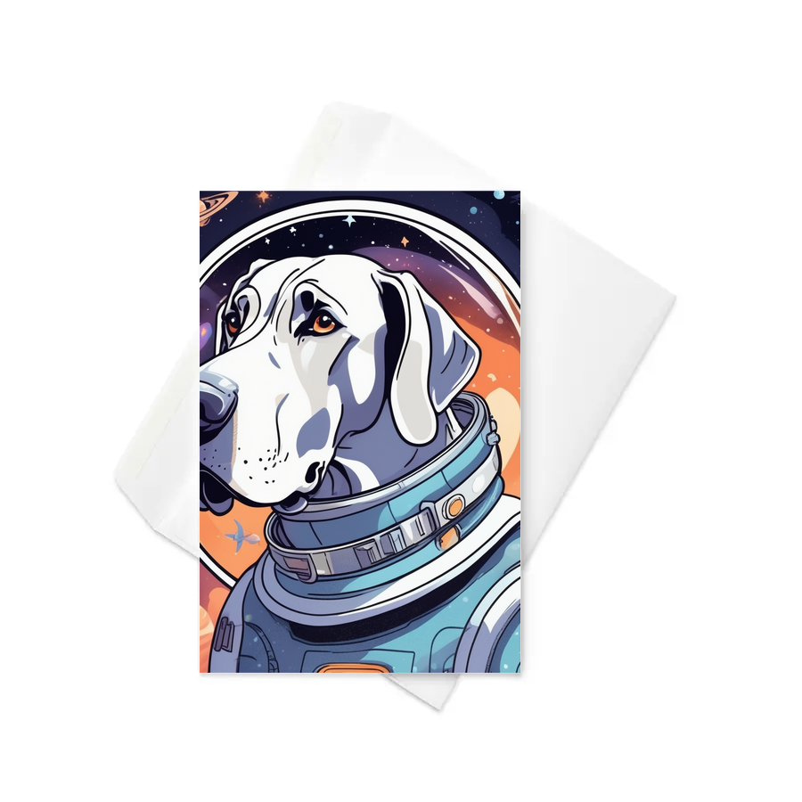 PugMug Custom Great Dane Greeting Card