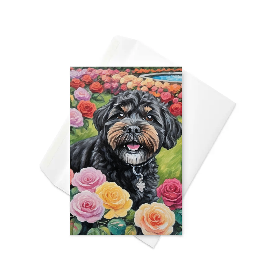 PugMug Custom Lily Greeting Card