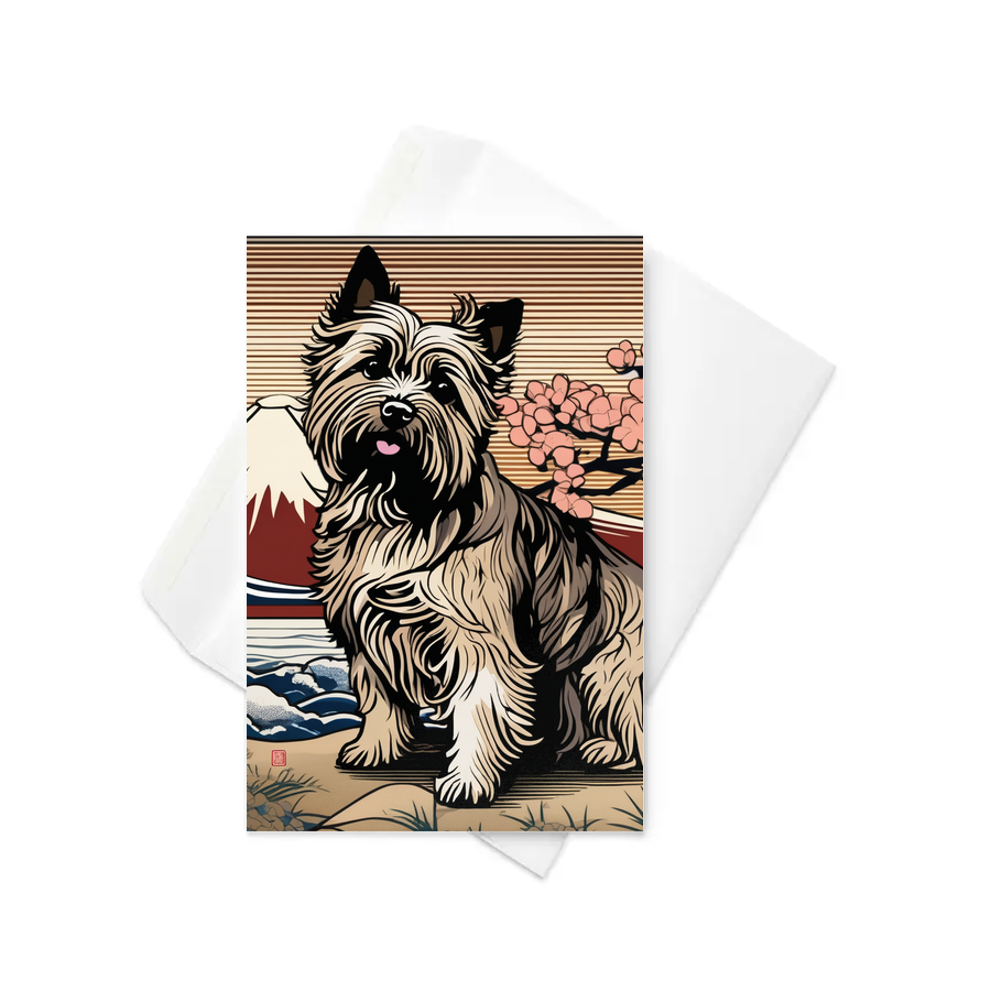 PugMug Custom Cairn Terrier Greeting Card