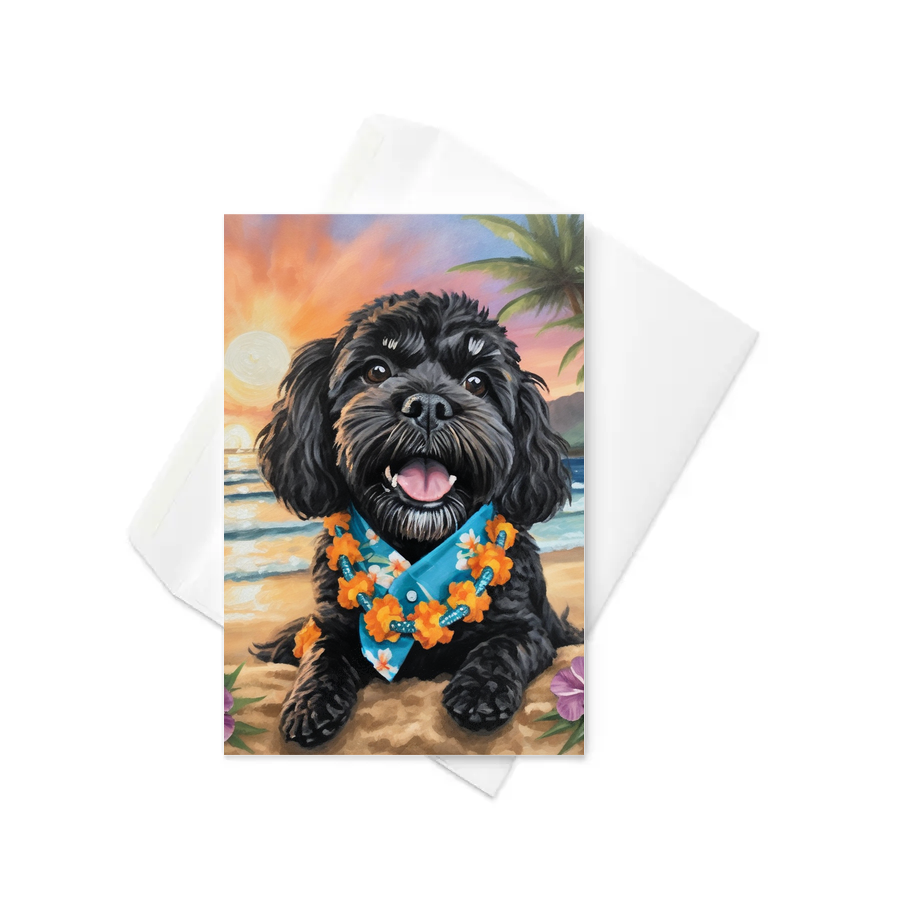 PugMug Custom Lily Greeting Card