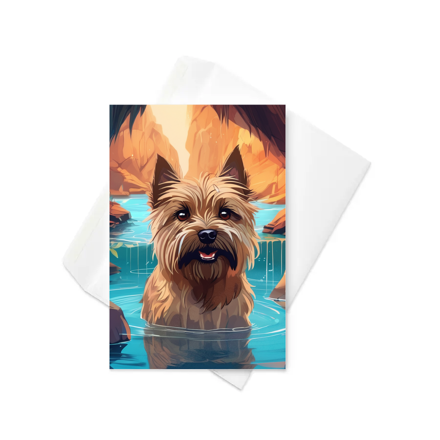 PugMug Custom Cairn Terrier Greeting Card